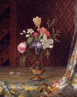 Heade, Martin Johnson - Vase of Mixed Flowers